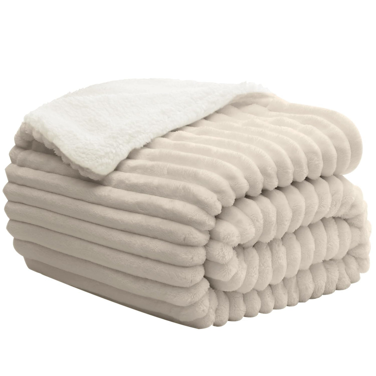 Plaid Sherpa Réversible – Couverture Douceur Cocooning