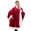 Cape Polaire à Capuche – Poncho Cocooning Douillet
