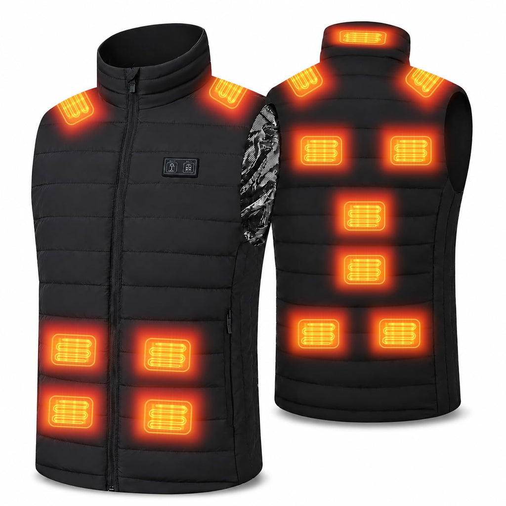 Gilet Chauffant USB Unisexe – Chaleur Rapide 3 Zones