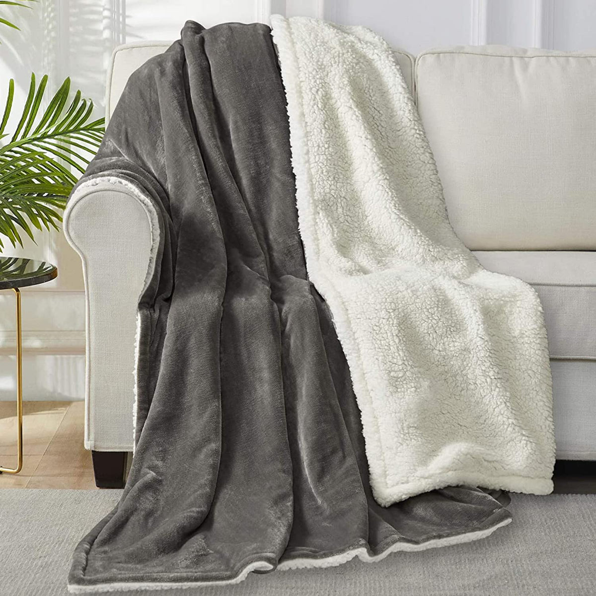 Couverture Chauffante Flanelle 6 Niveaux – Minuterie 10h