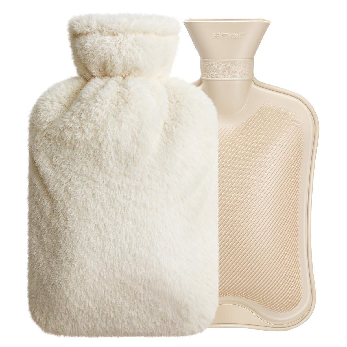 Bouillotte Peluche Câline – Housse Douce Amovible 1,8L