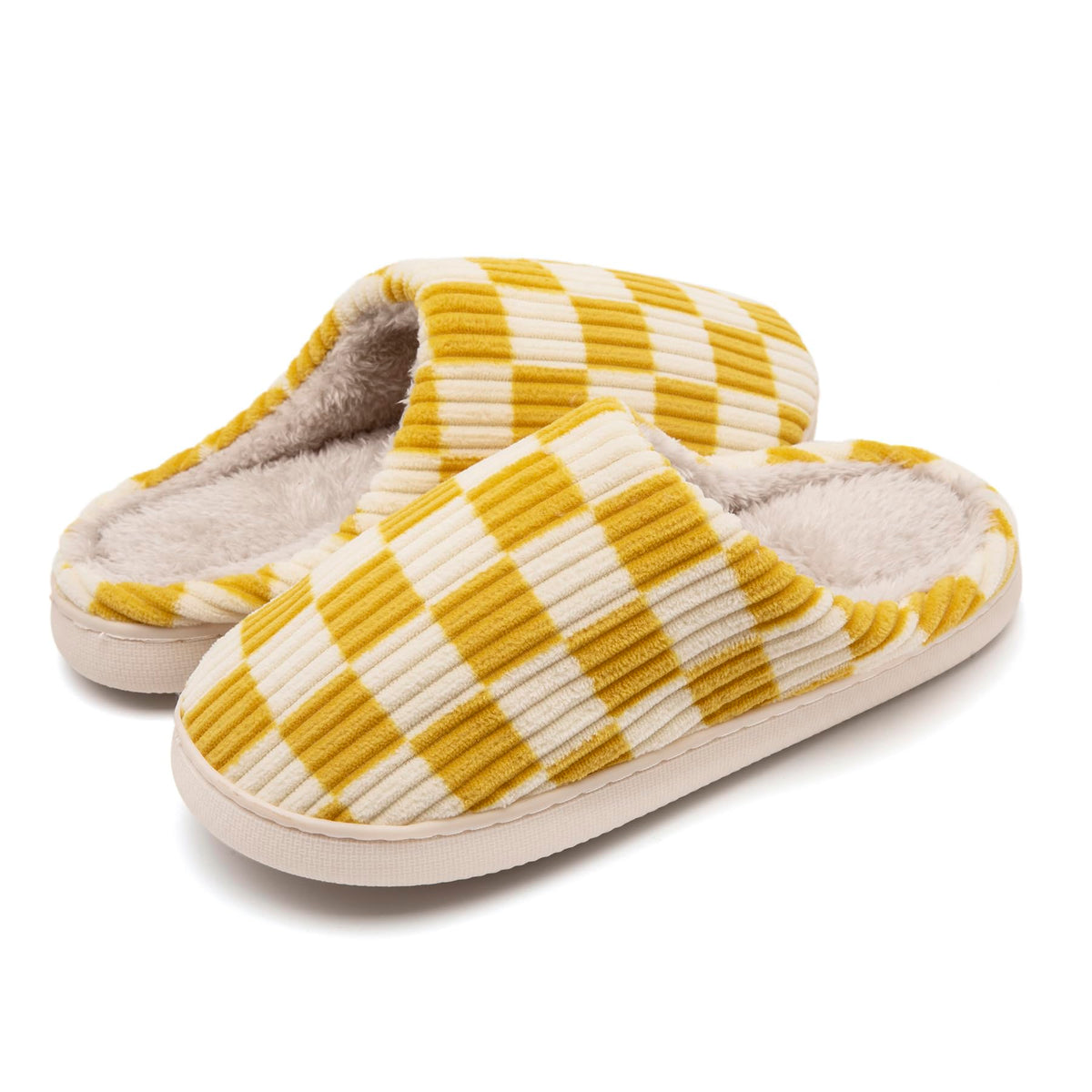 Chaussons Cocooning Molletonnés – Semelle Épaisse Antidérapante