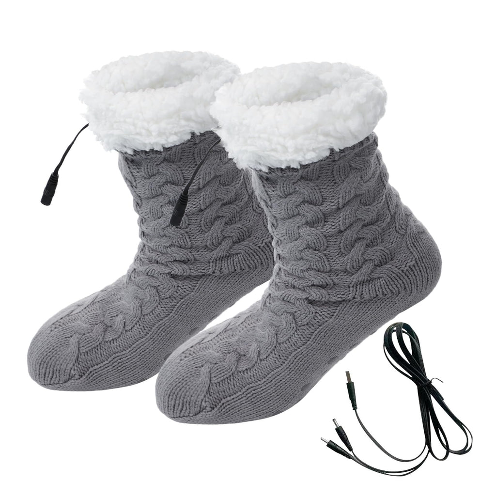 Chauffe-Pieds Électrique USB Peluche Lavable