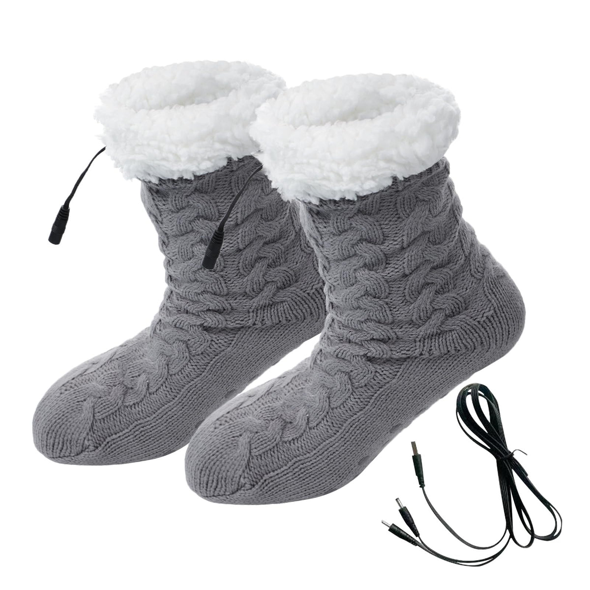 Chauffe-Pieds Électrique USB Peluche Lavable