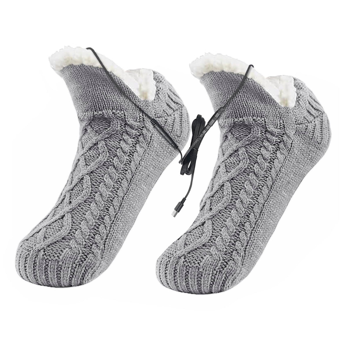 Chauffe-Pieds Électrique USB Peluche Lavable