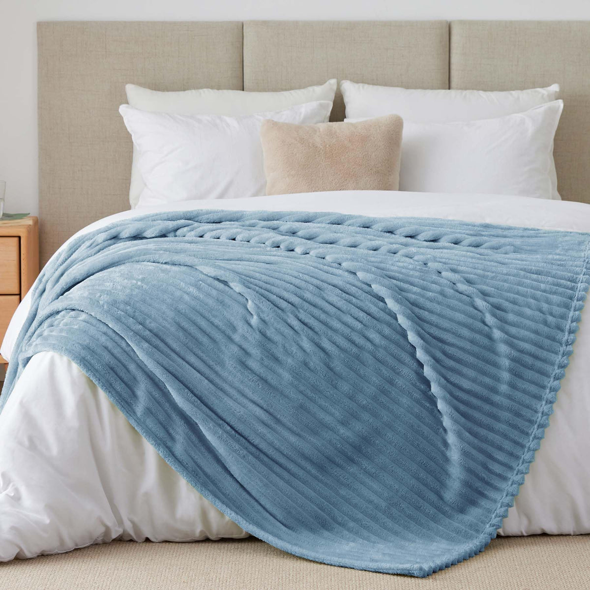 Couverture Chauffante Flanelle 6 Niveaux – Minuterie 10h