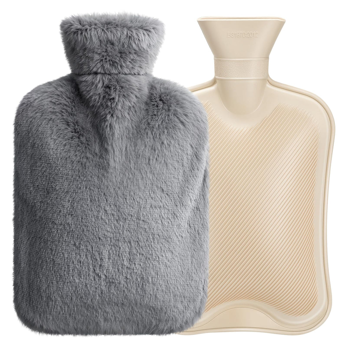 Bouillotte Peluche Câline – Housse Douce Amovible 1,8L