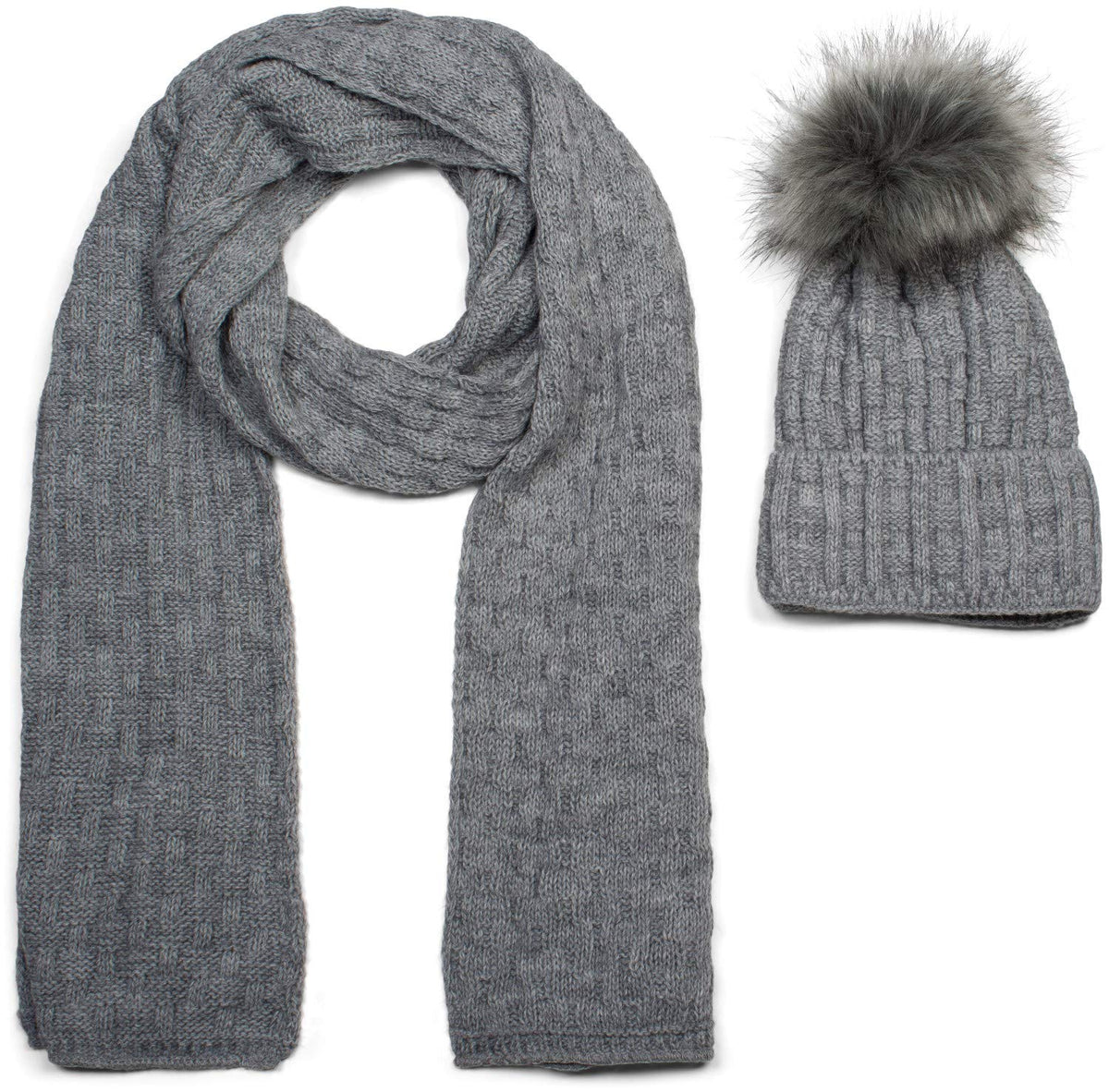 Set Bonnet & Écharpe Polaire – Duo Chaleur Hiver