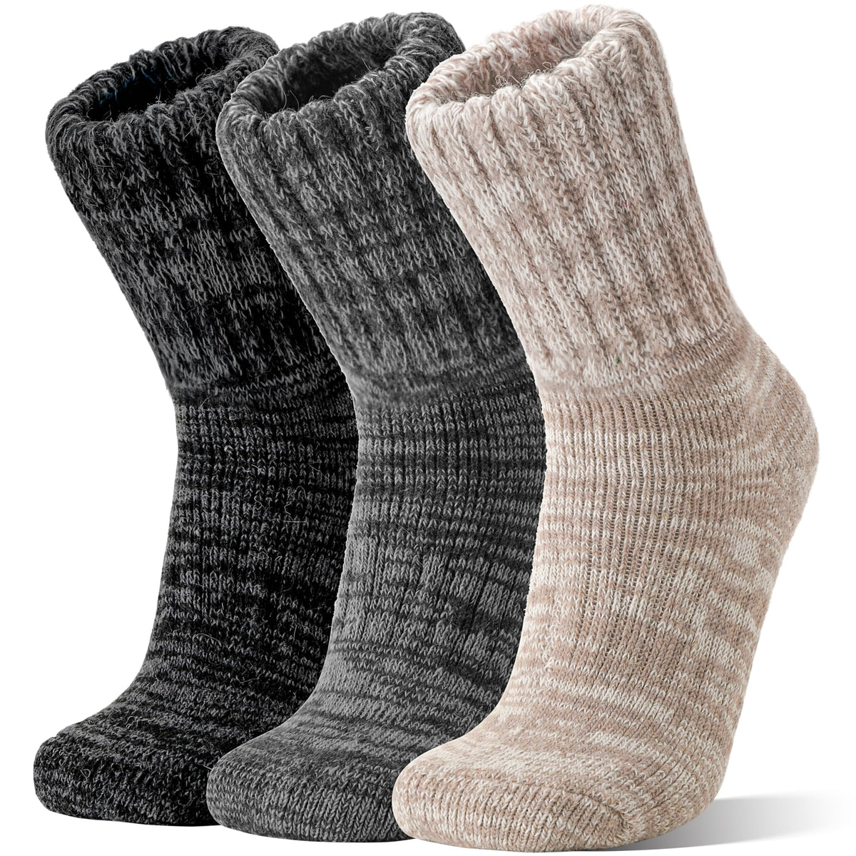 Chaussettes Thermiques Polaires – Lot Grand Confort