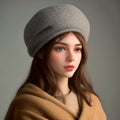 Béret en Laine Doublé Polaire – Chic & Chaud