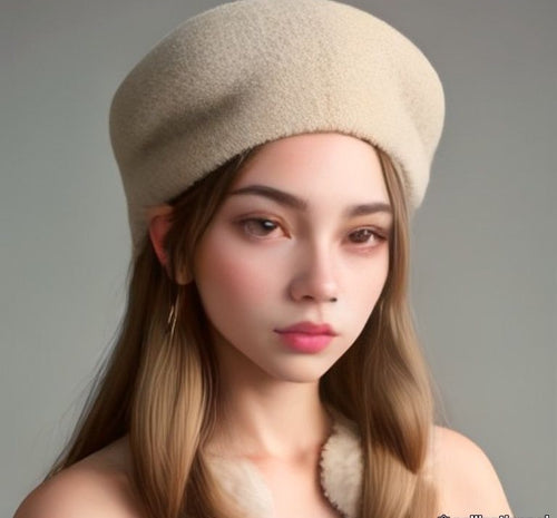 Béret Tricot avec Cache-Oreilles Fausse Fourrure – Chaleur Chic