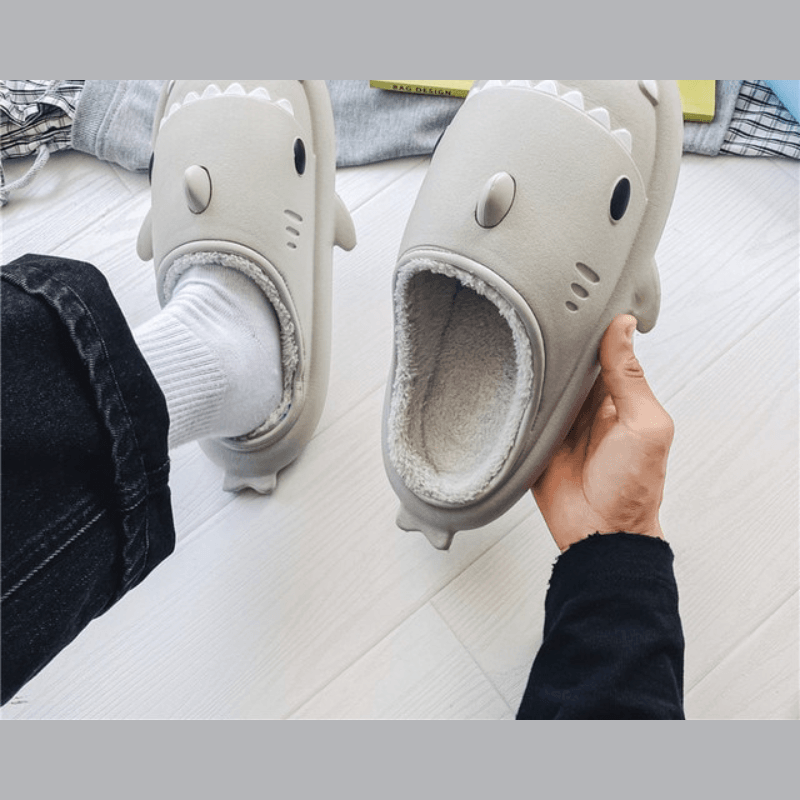 Chaussons Cocooning Molletonnés – Semelle Épaisse Antidérapante