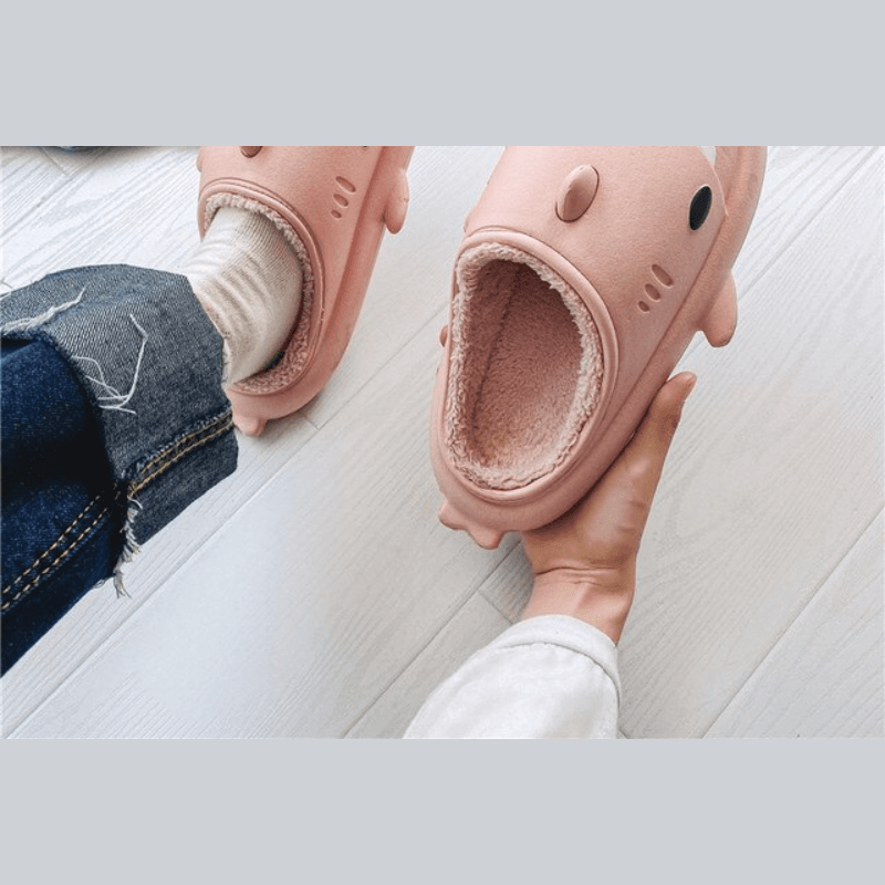 Chaussons Cocooning Molletonnés – Semelle Épaisse Antidérapante
