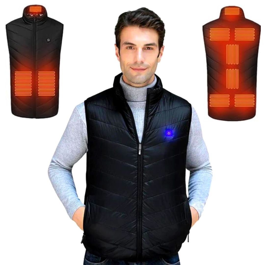 Gilet Chauffant USB Unisexe – Chaleur Rapide 3 Zones
